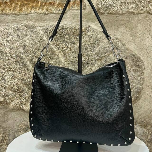 Bolso negro piel