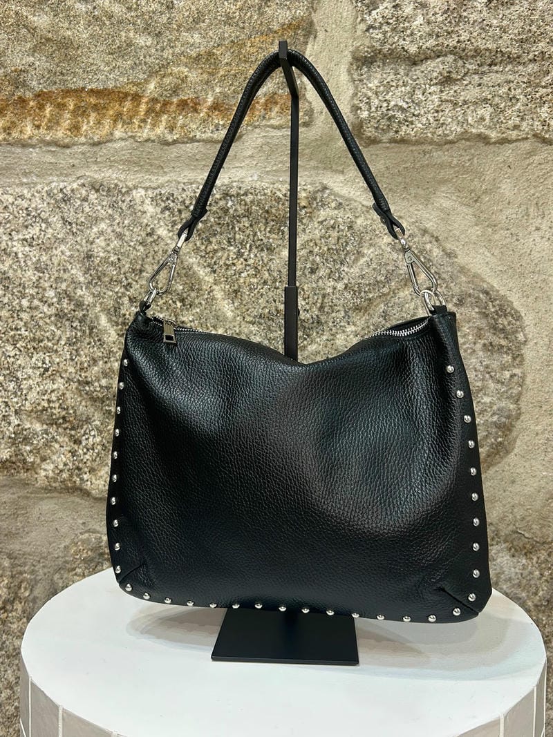 Bolso negro piel