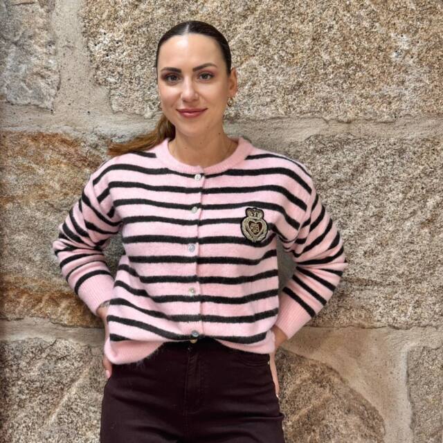 CÁRDIGAN ROSA