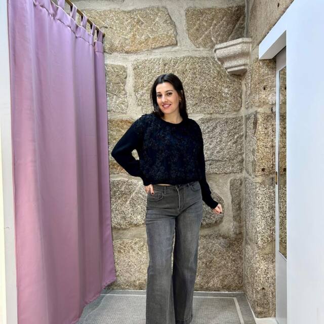 JEANS GRIS