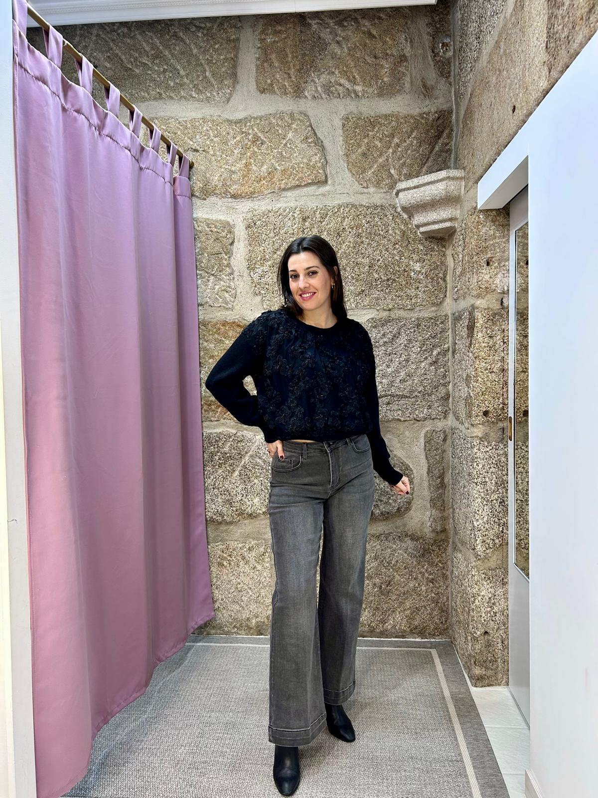 JEANS GRIS